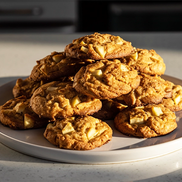 Apple Cinnamon Oatmeal Breakfast Cookies